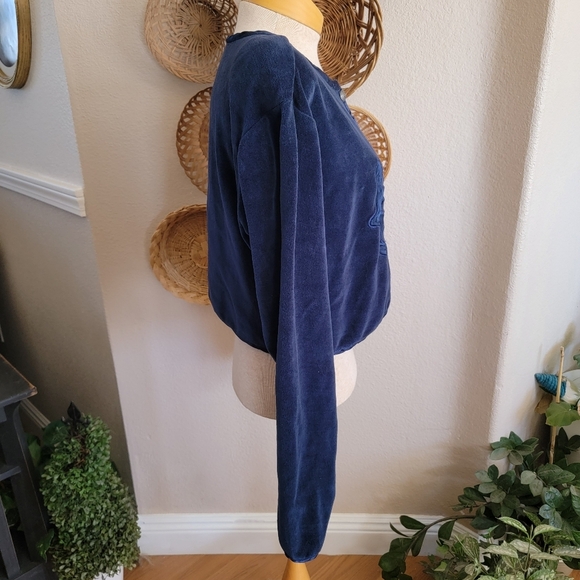 Vintage Country Tease Cropped Western Velvet Jacket SZ L - Picture 3 of 7